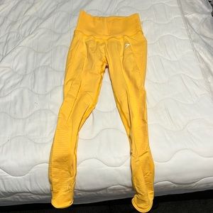 Gymshark Yellow Leggings Size S